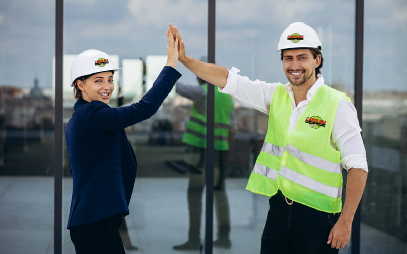 employees high five css
